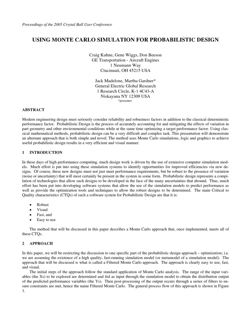 Using Monte Carlo Simulation for Probabilistic Design — ISSSP for Lean ...