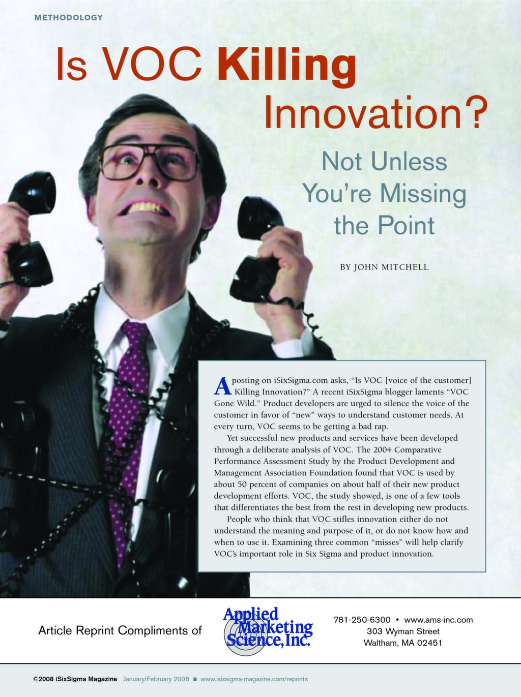 Is VOC Killing Innovation? — ISSSP for Lean Six Sigma