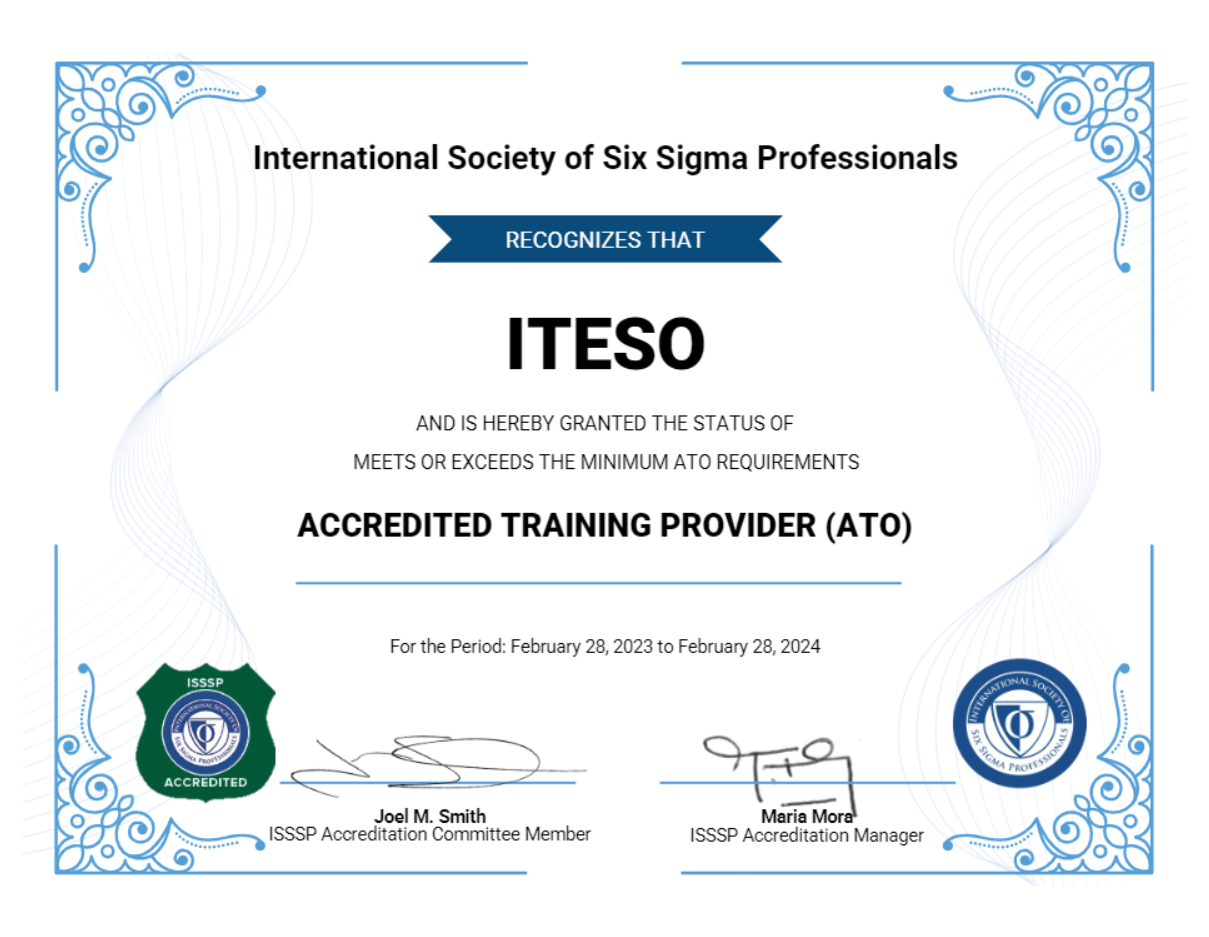 Accredited Certificate Preview