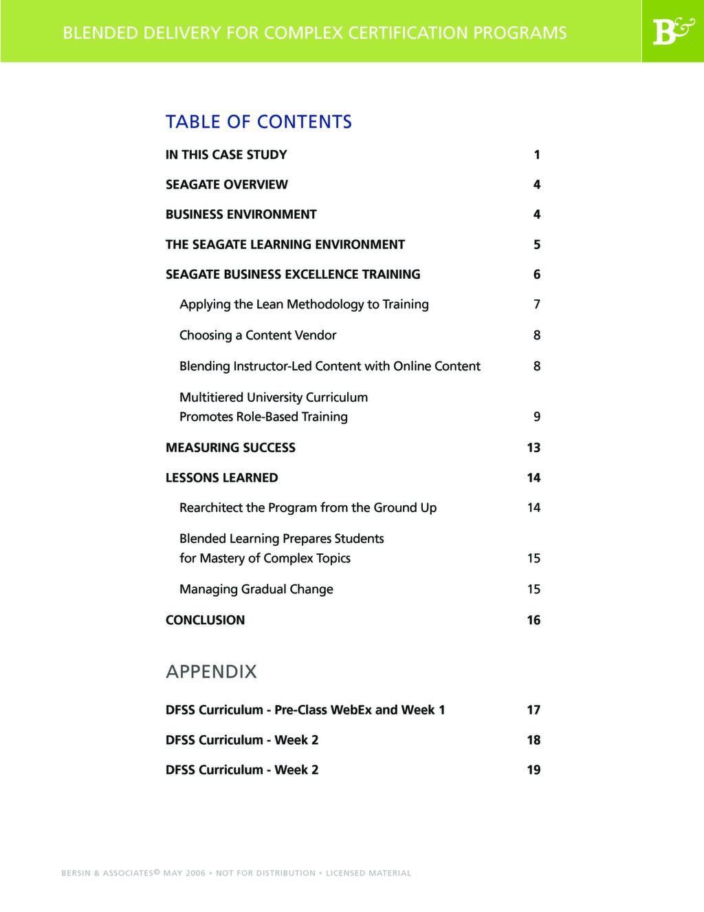 Blended Delivery for Complex Certification Programs — ISSSP for Lean ...