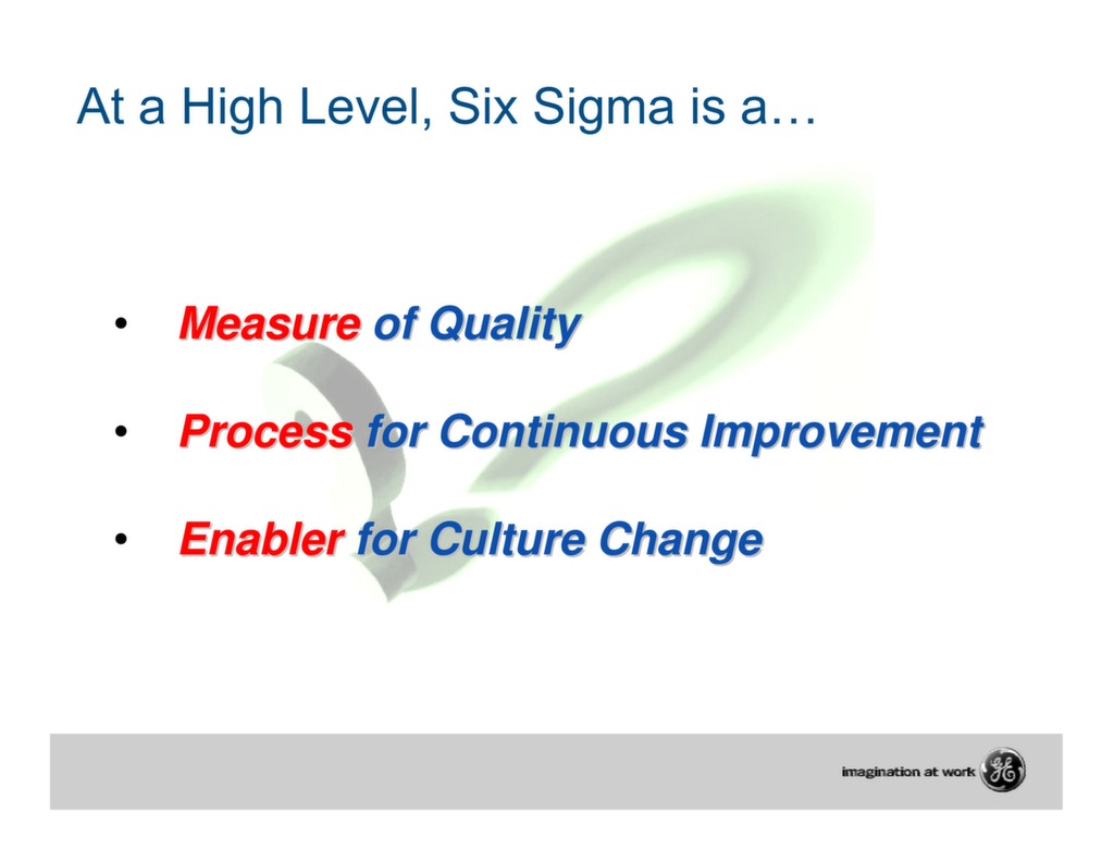 Managing Change When Implementing Six Sigma — ISSSP for Lean Six Sigma