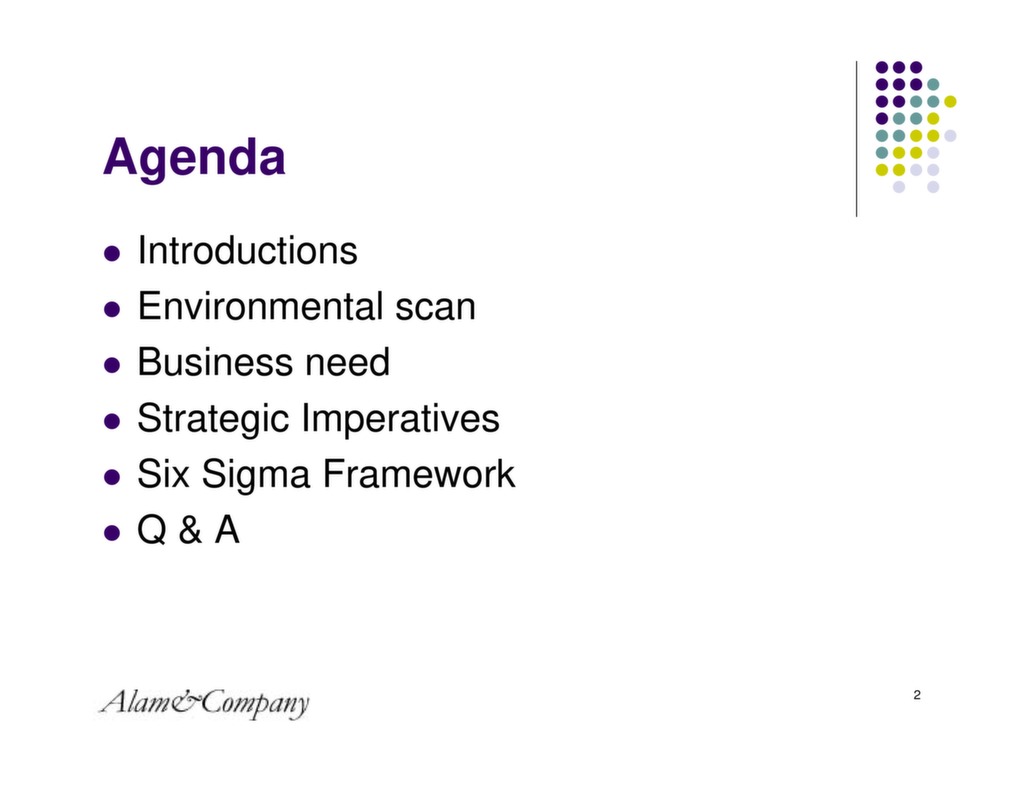 Seamless Execution: Sales & Distribution Management through Six Sigma —  ISSSP for Lean Six Sigma